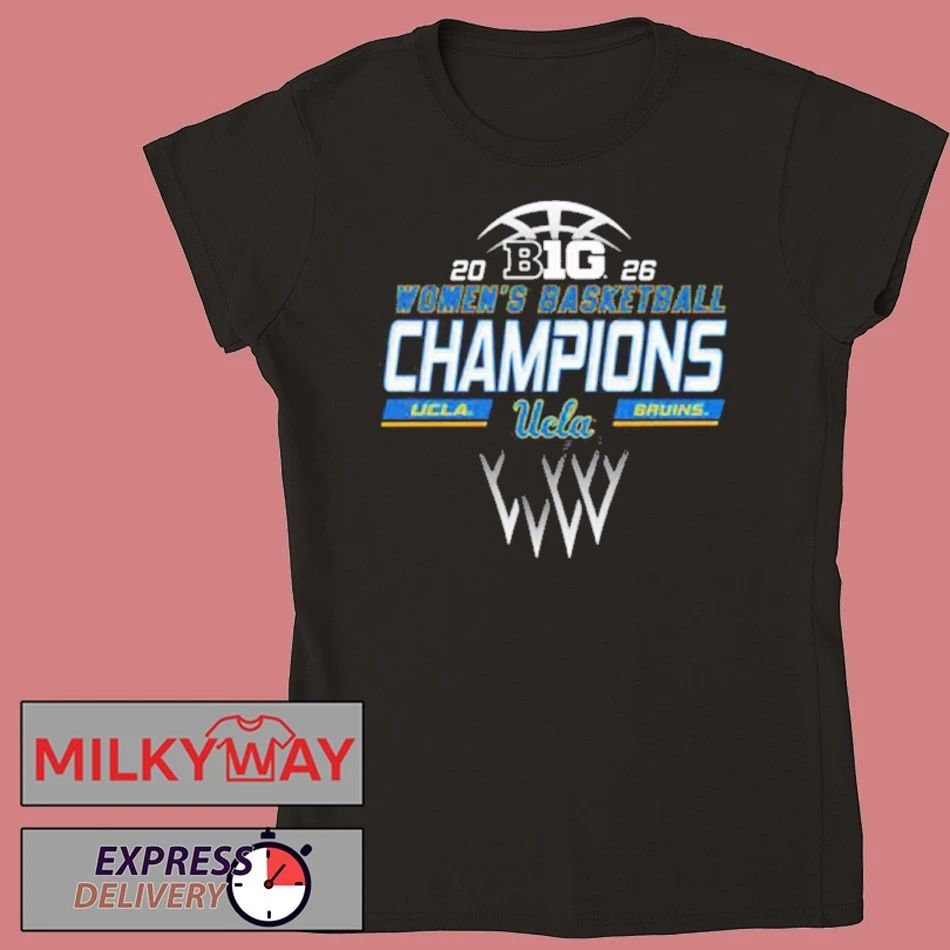 UCLA Bruins Women’s Basketball 2026 Big Ten Women’s Basketball Regular Season Champions shirt