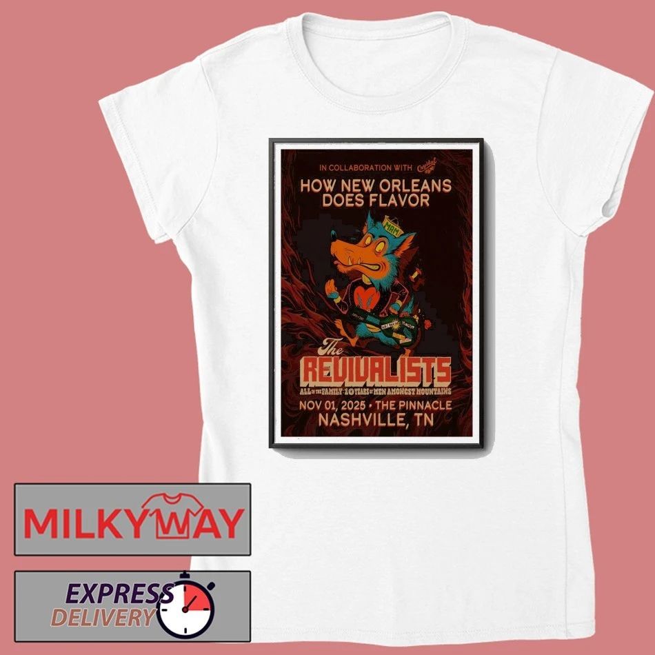 The Revivalists Nashville TN Show 2025 Poster shirt