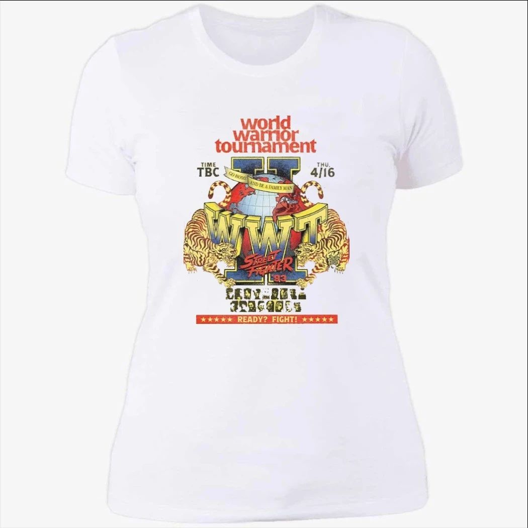 Street Fighter Movie World Warrior Tournament Flyer Shirt