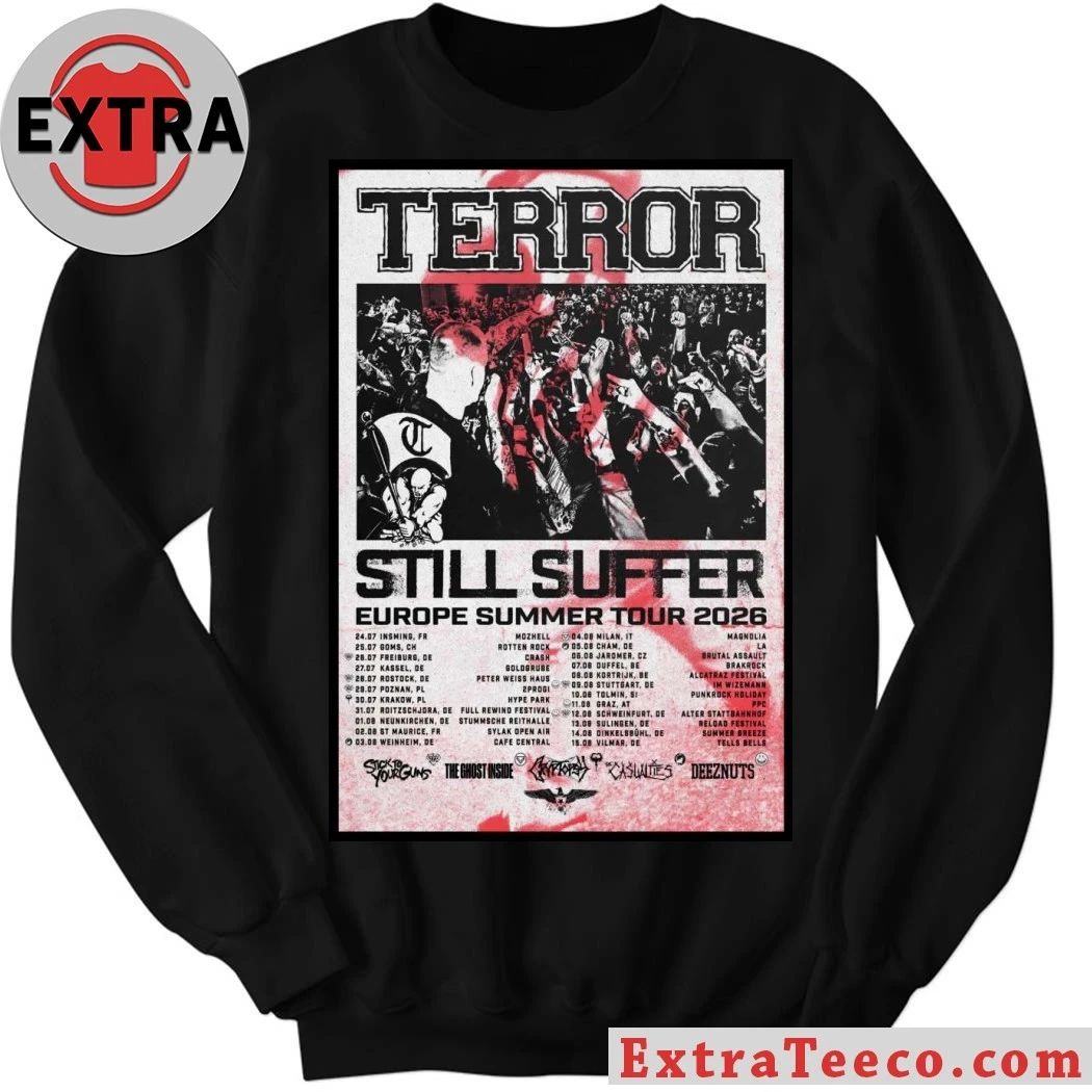 TERROR Europe 2026 Summer Shows Poster Shirt