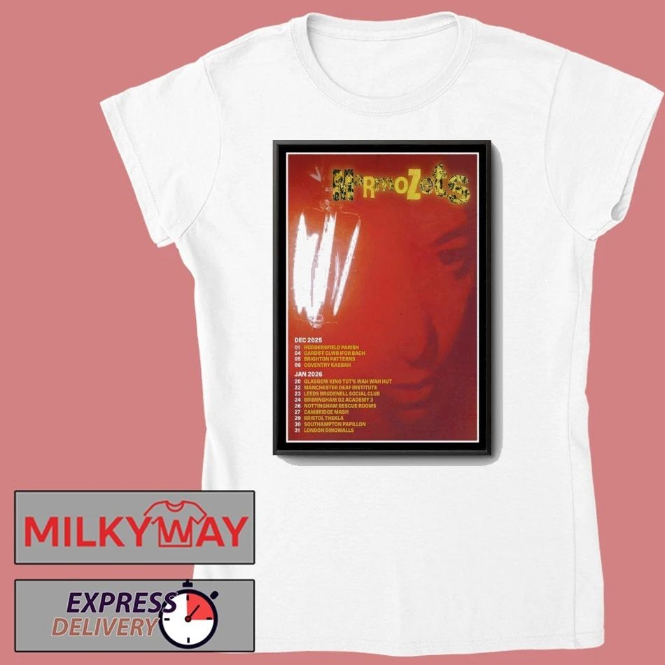 Marmozets December 2025 and January 2026 Poster shirt