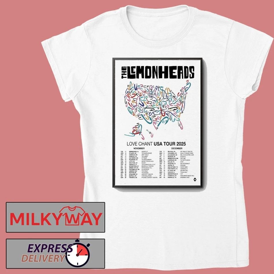 The Lemonheads Live Chant USA Tour 2025 Poster shirt