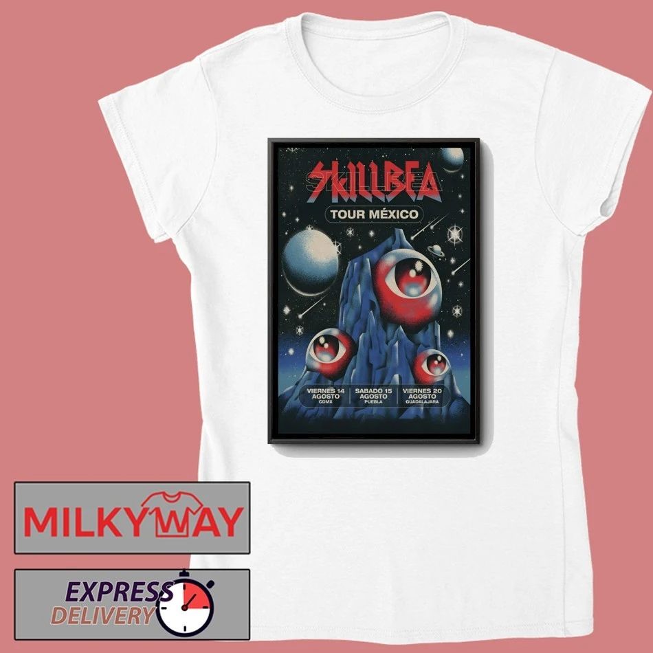 Skillbea Mexico August 2026 Tour Poster shirt