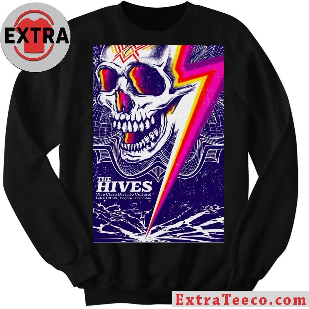 The Hives Bogotá Colombia Feb 10 2026 Poster Shirt