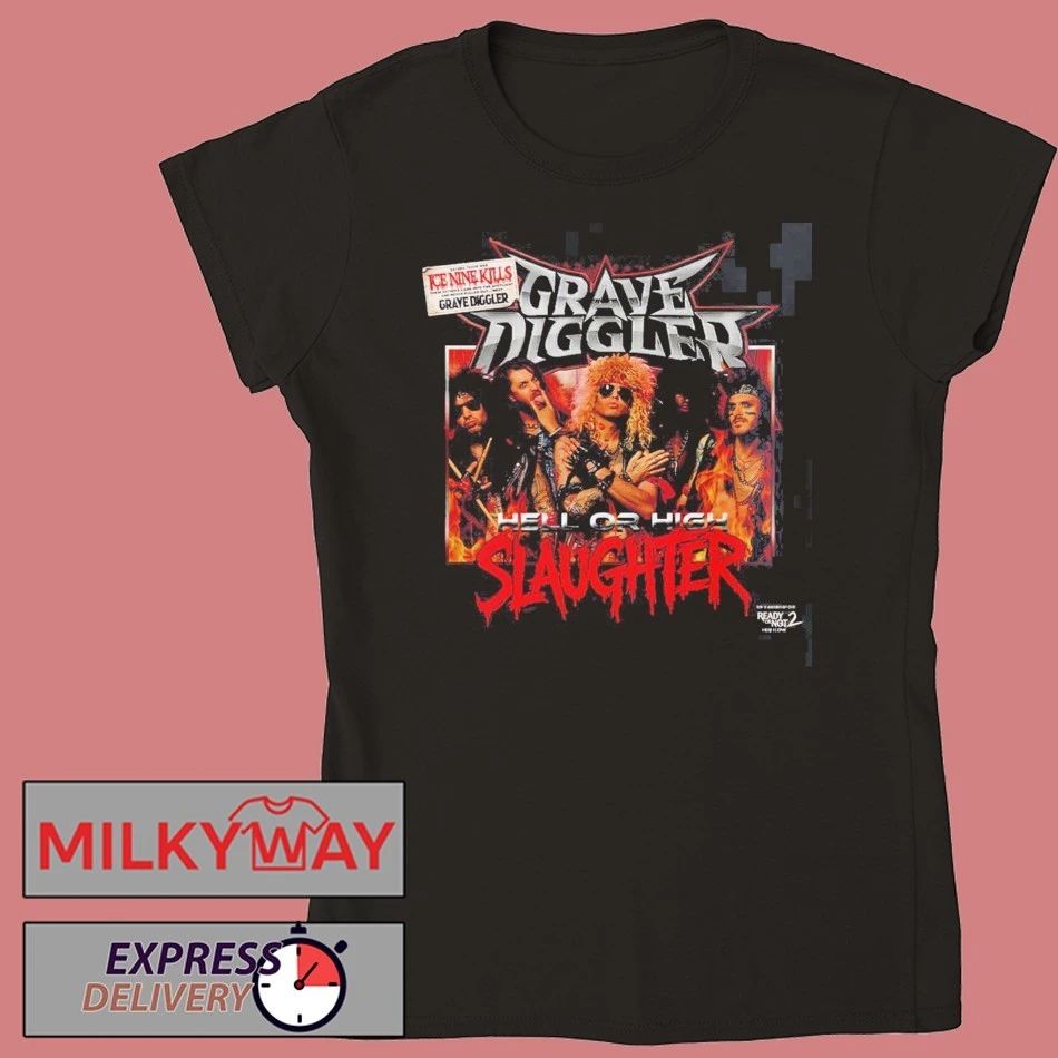Ice Nine Kills Grave Diggler Hell Or High Slaughter From Ready Or Not 2 Here I Come T-Shirt