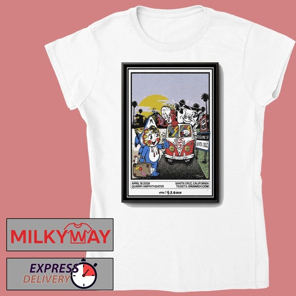 Drain Event Quarry Amphitheater 2026 Poster shirt