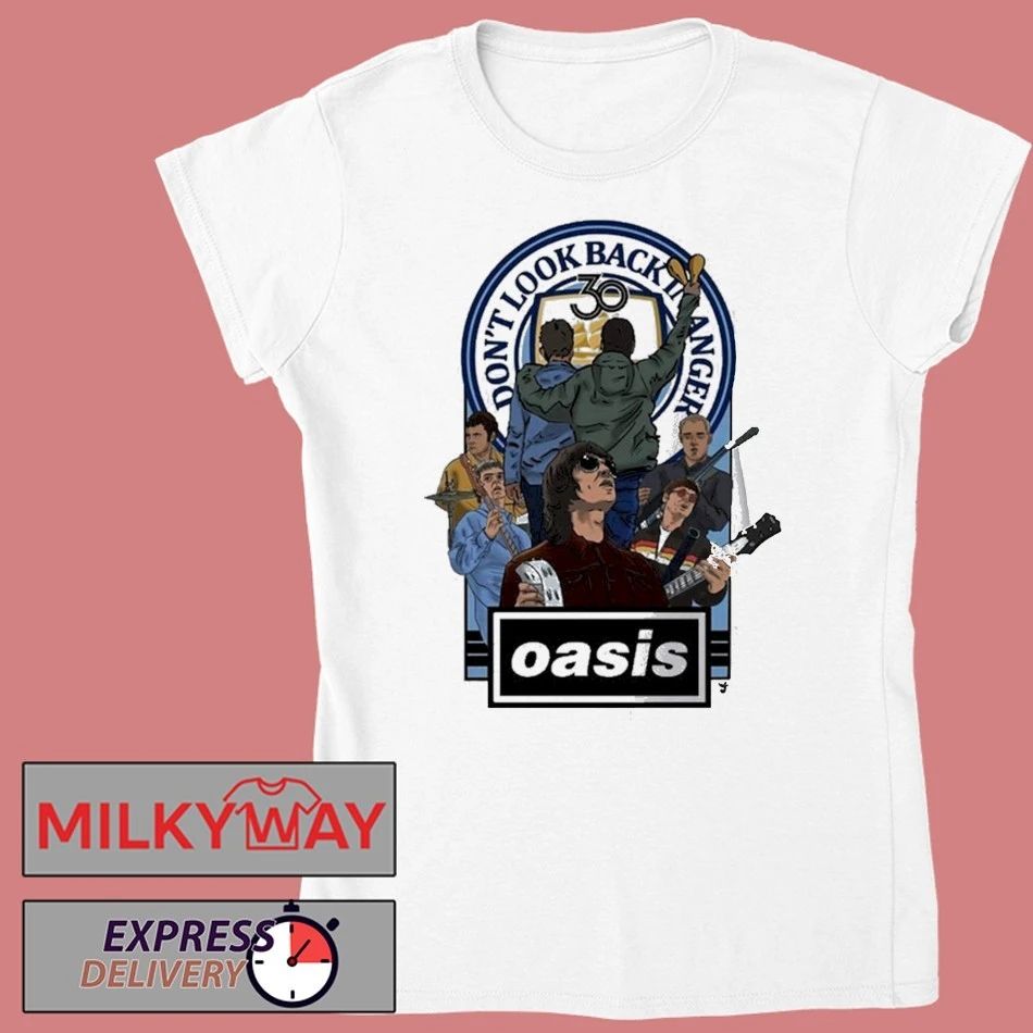 Oasis Don’t Look Back In Anger 30th Anniversary Unisex T Shirt