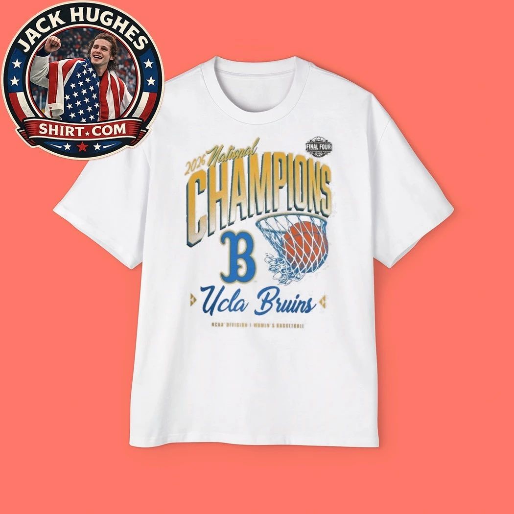 Original UCLA Bruins 2026 NCAA Women’s Basketball National Champions Pressure Pulse Logo T-Shirt