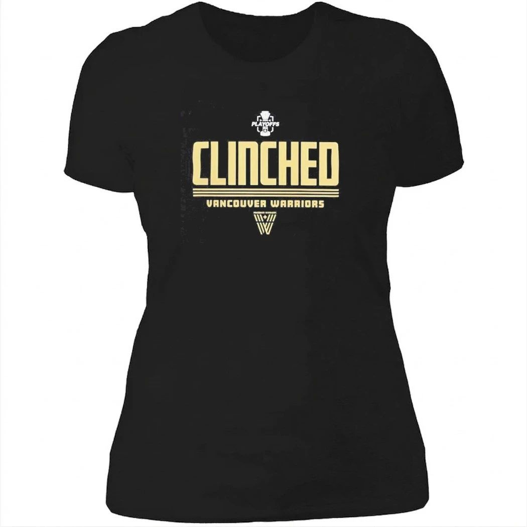 Vancouver Warriors Clenched NLL 2026 Playoffs Shirt