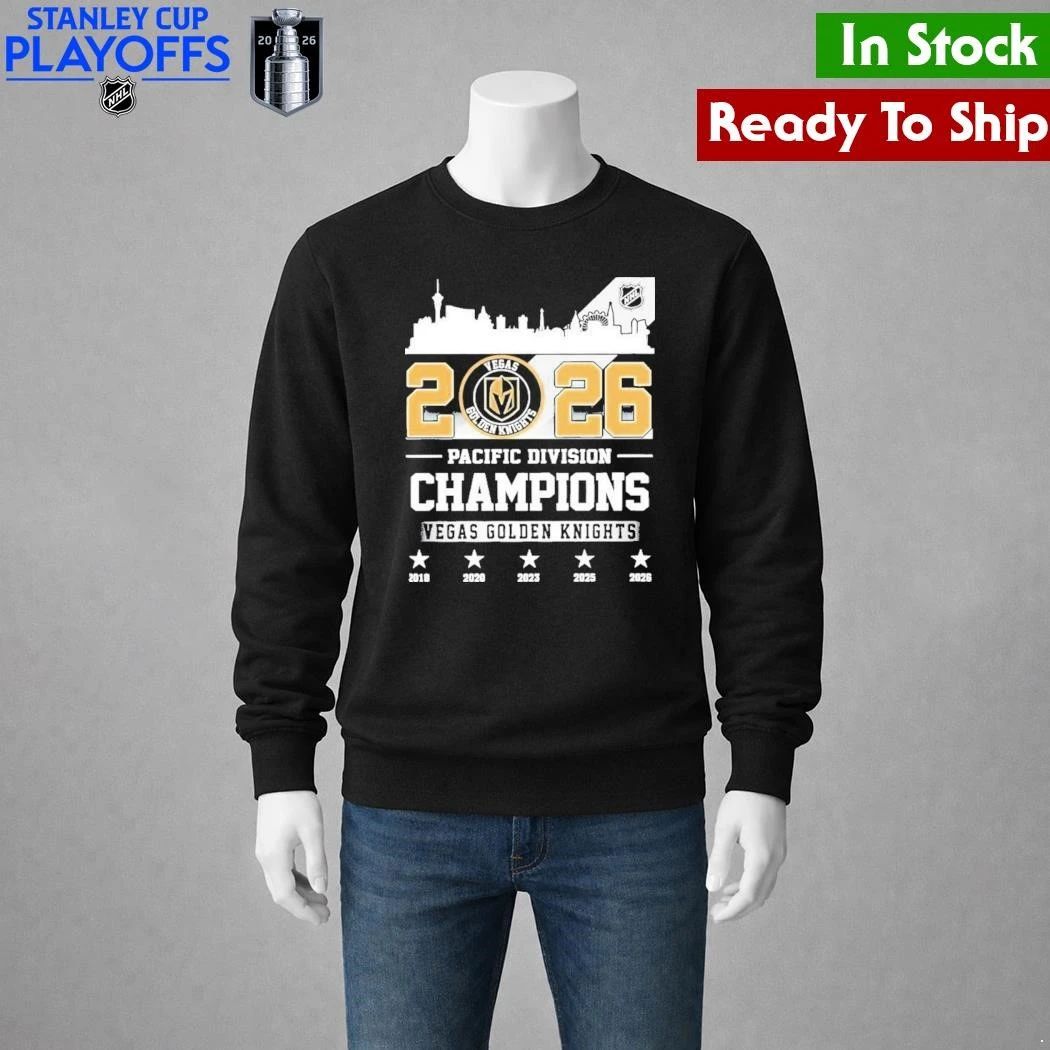 Pacific Division Champions Vegas Golden Knights Shirt