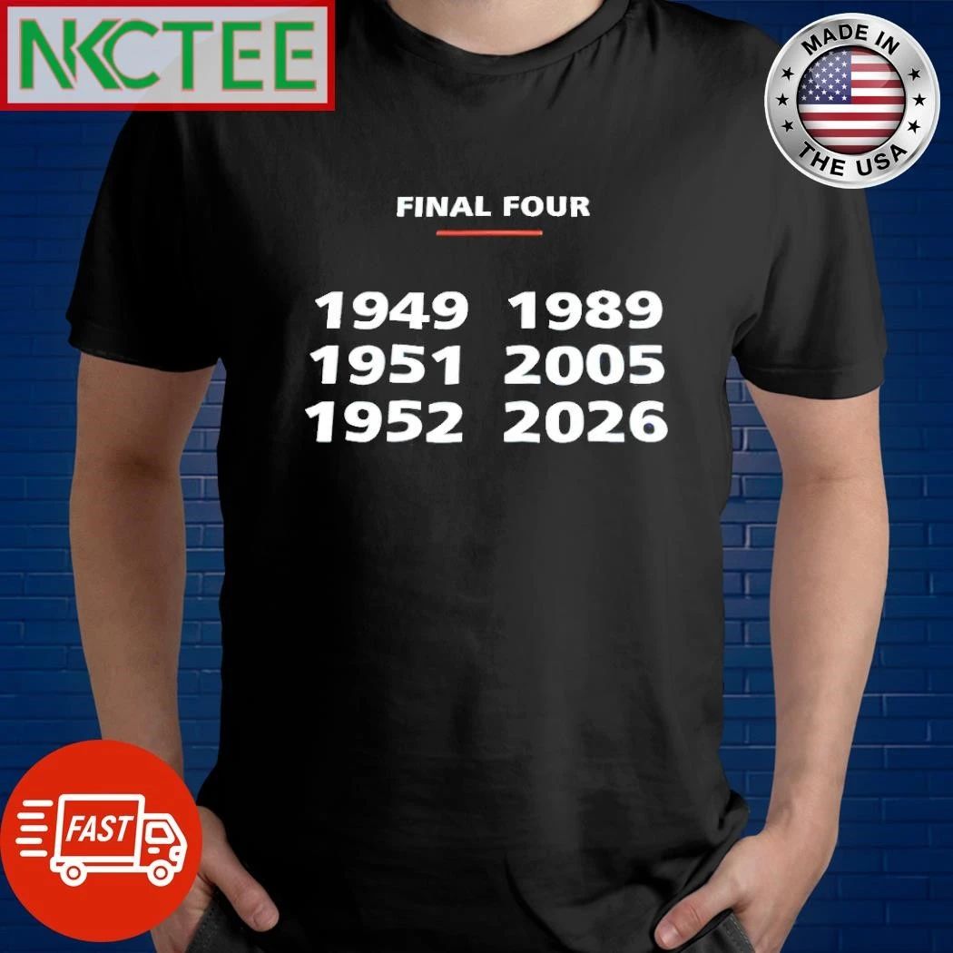 Illinois Fighting Illini Mens Basketball Final Four 1949 89 51 52 2005 2026 Shirts