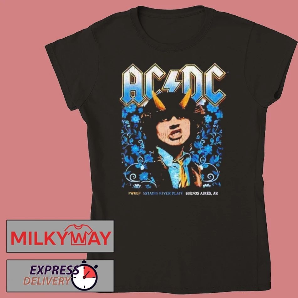 ACDC Power Up Tour 2026 Argentina Venue Tee At Estadio River Plate Buenos Aires On March 23 27 31 2026 shirt