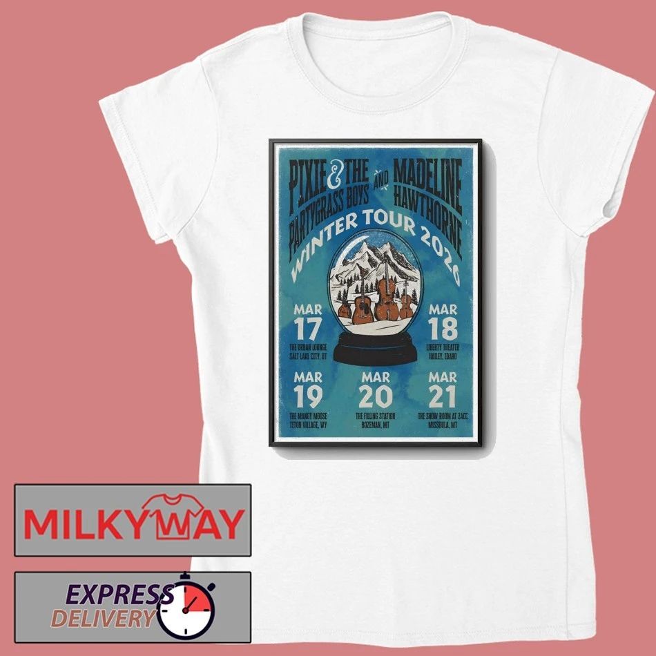 Poster Pixie And The Partygrass Boys Winter 2026 Tour shirt