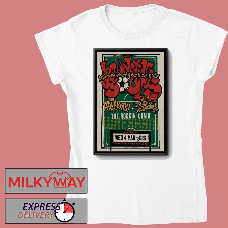 The Bouncing Souls Wrexham UK March 4 2026 Poster shirt