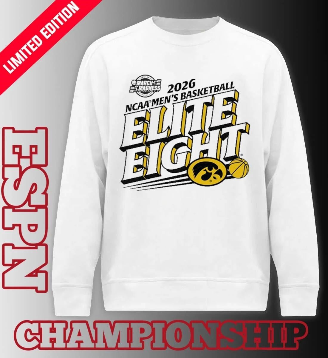 Elite Eight 2026 Iowa Men’s Basketball T-Shirt