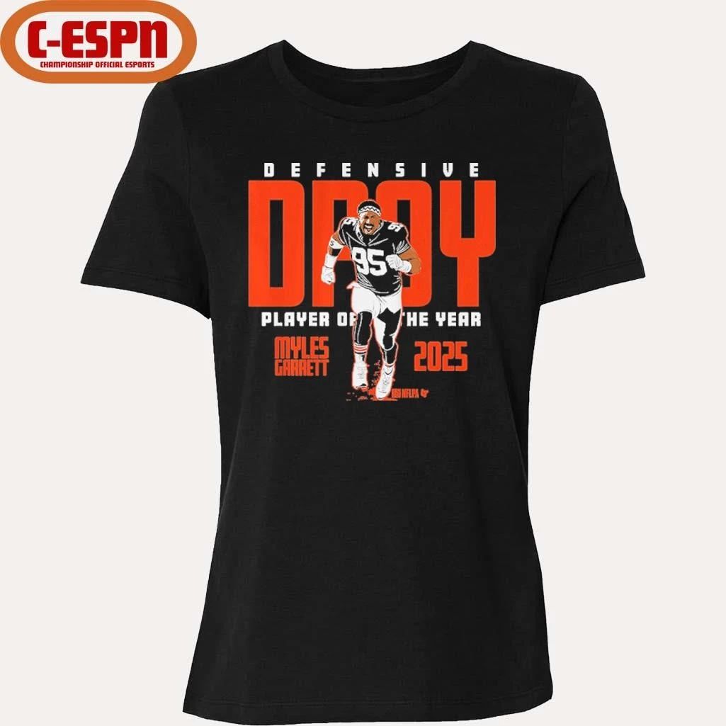 Myles Garrett 2025 Defensive Player of the Year shirt
