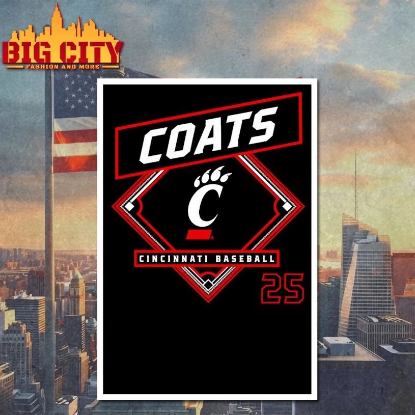 Quinton Coats Cincinnati Bearcats Baseball T-shirt