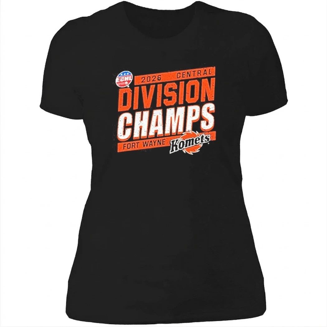 Fort Wayne Komets 2026 Echl Central Division Champions Shirt