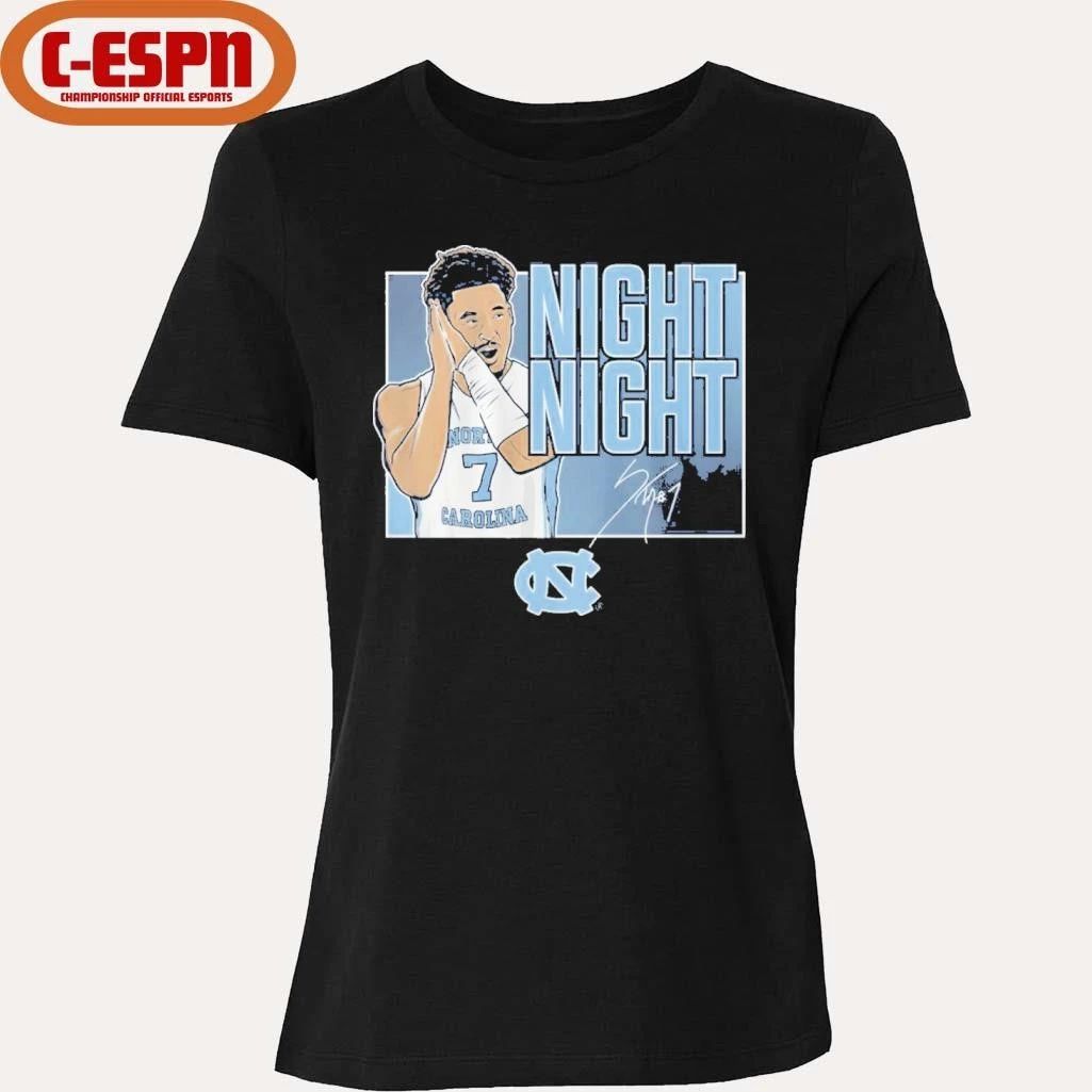 Unc Tar Heels Basketball Seth Trimble Night Night Shirt