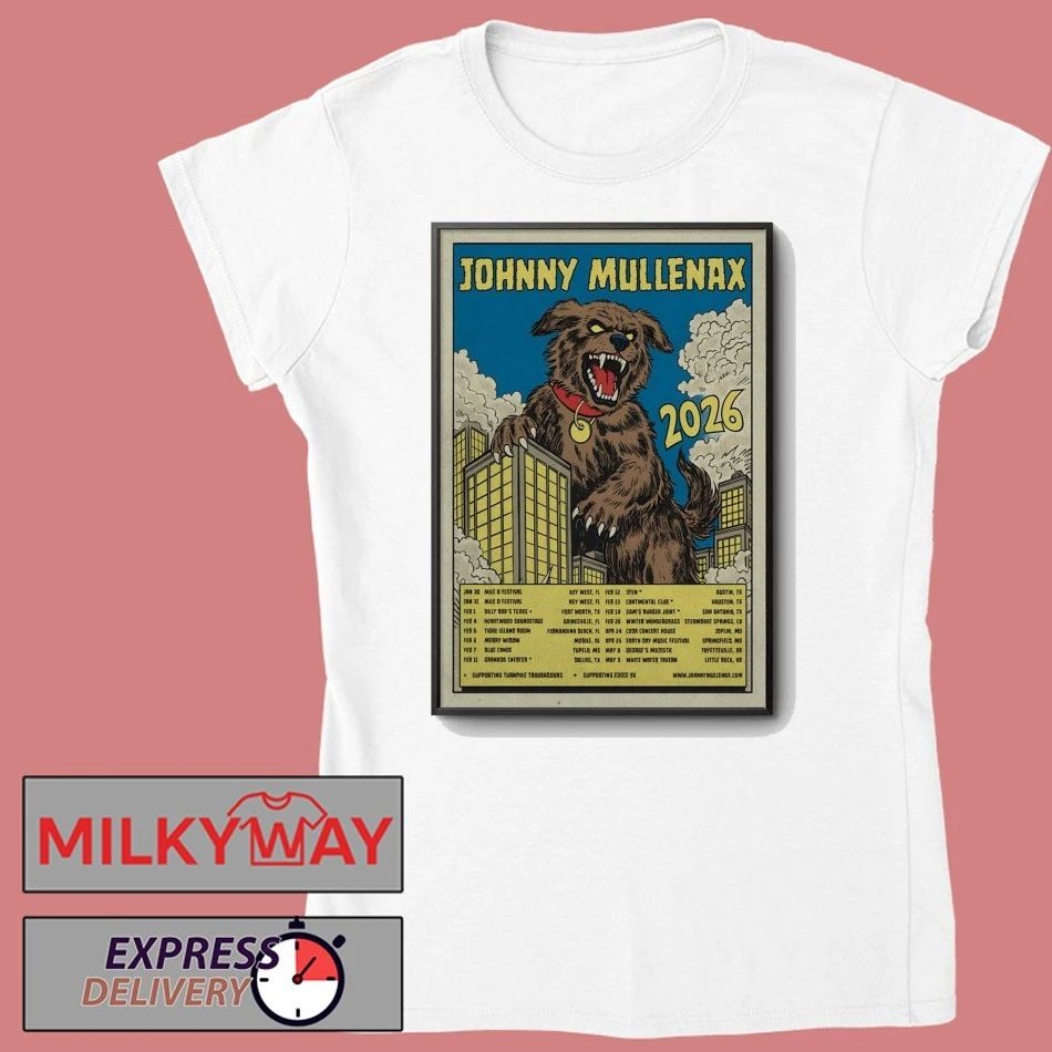 Johnny Mullenax On Tour 2026 Poster shirt