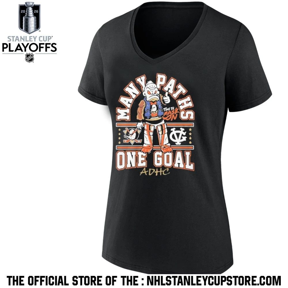 Anaheim Ducks Many Paths Time To Mask One Goal Shirt
