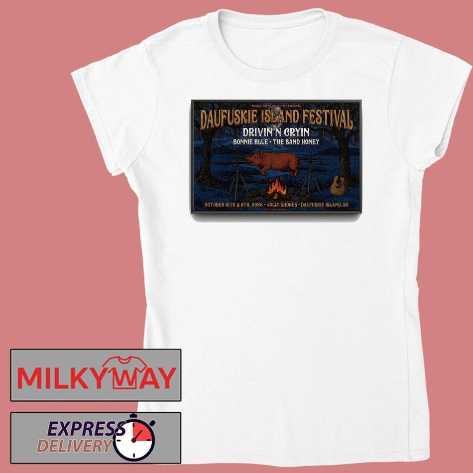 Daufuskie Island Festival Jolly Shores in Daufuskie Island SC October 10-11 2025 Poster shirt