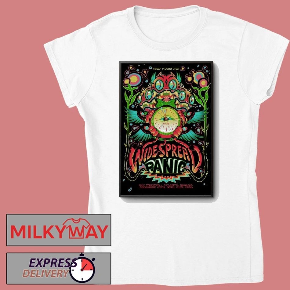 Widespread Panic Fox Theatre in Atlanta GA Dec 29-31 2025 Poster shirt