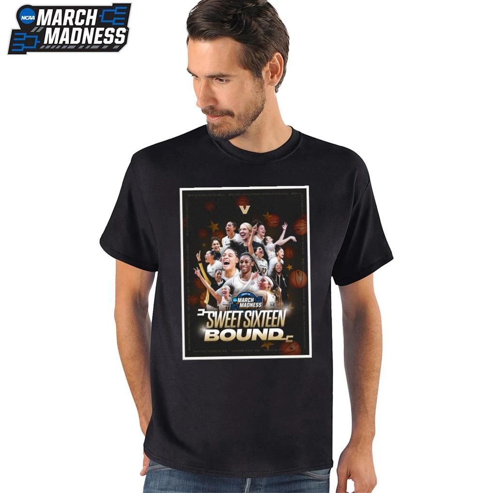 Vanderbilt Commodores Women’s Basketball first time since 2008-09 Sweet 16 Bound T-Shirt