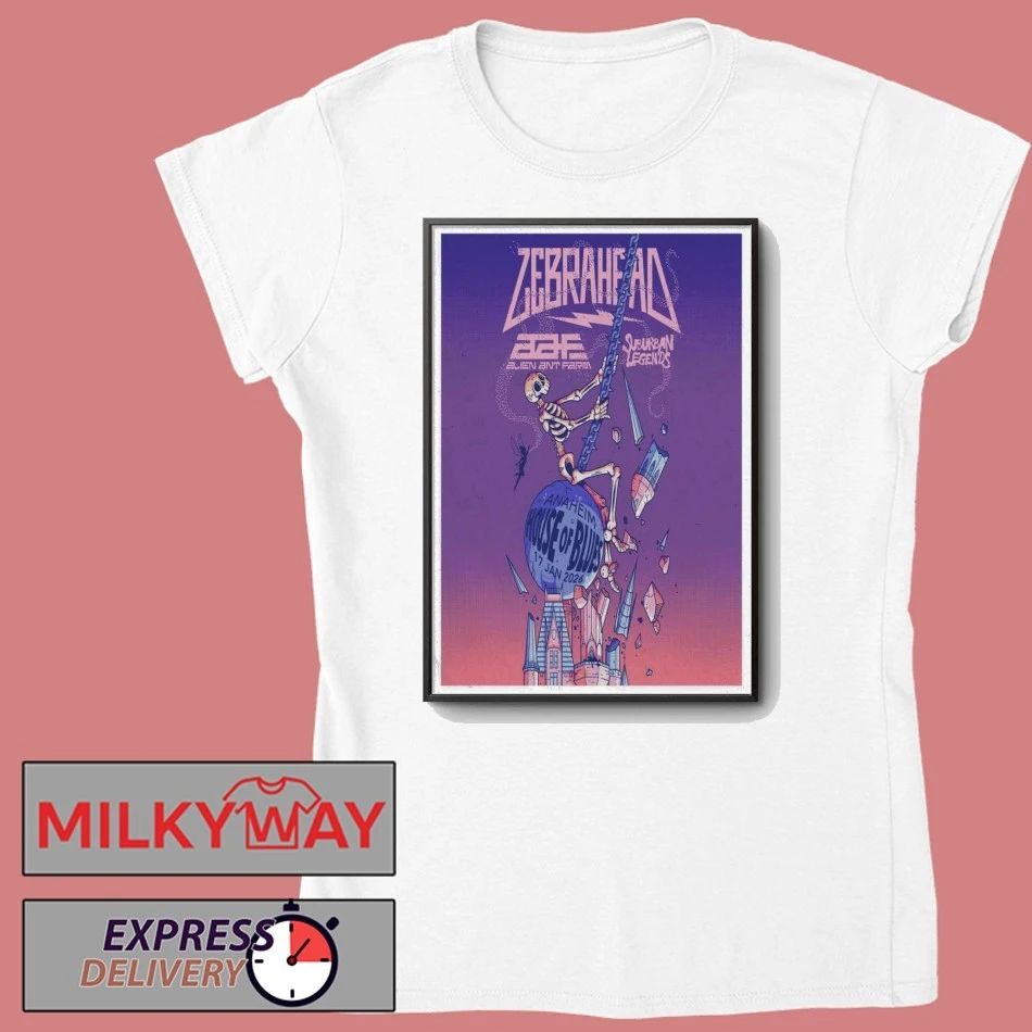 Zebrahead Jan 17 2026 Poster Anaheim, California shirt