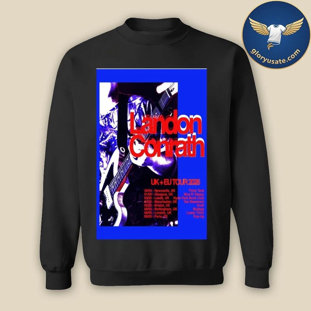 Landon Conrath UK & Europe Tour 2026 Poster Shirt