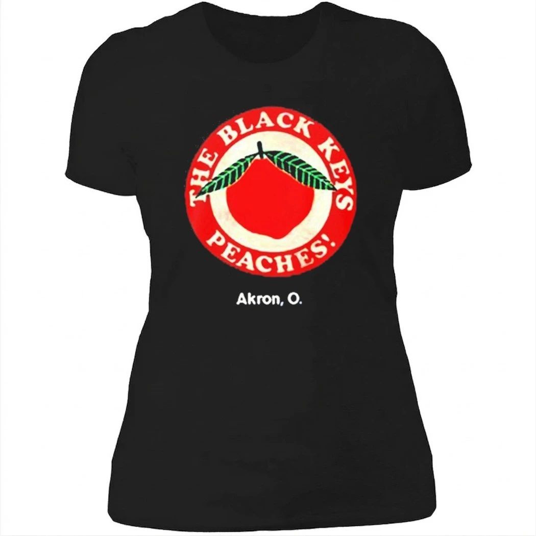The Black Keys Peaches N Kream World Tour 2026 Painted Peach Shirt