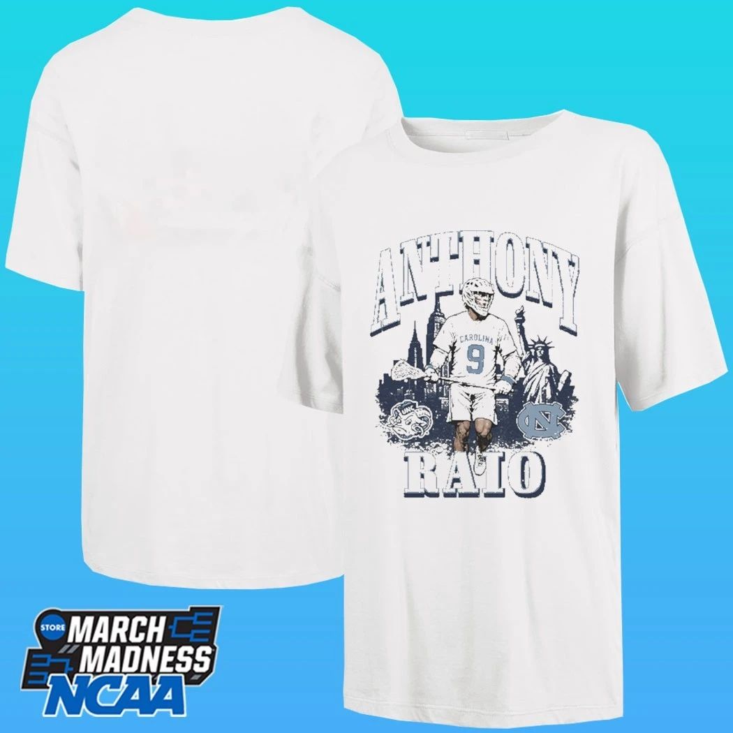 Anthony Raio North Carolina Unc Lacrosse Shirt