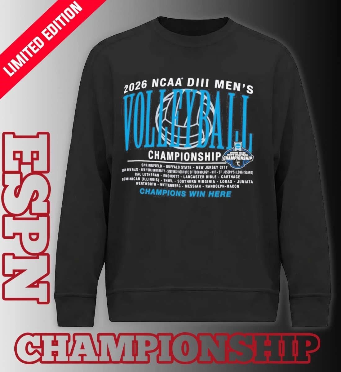 2026 NCAA Division III Men’s Volleyball 1st Round T-Shirt