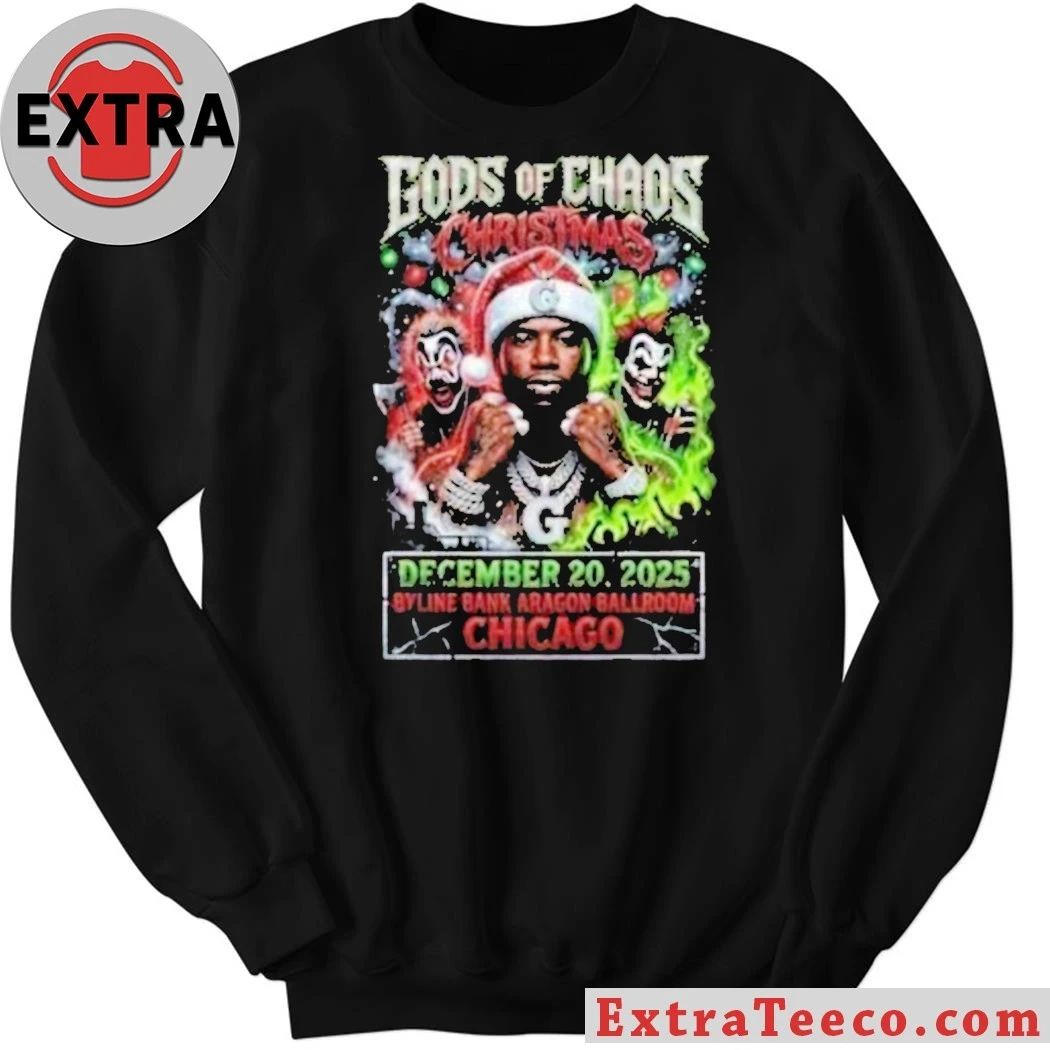 Original Gods of Chaos Christmas on December 20, 2025 at the Byline Bank Aragon Ballroom in Chicago, United States Shirt