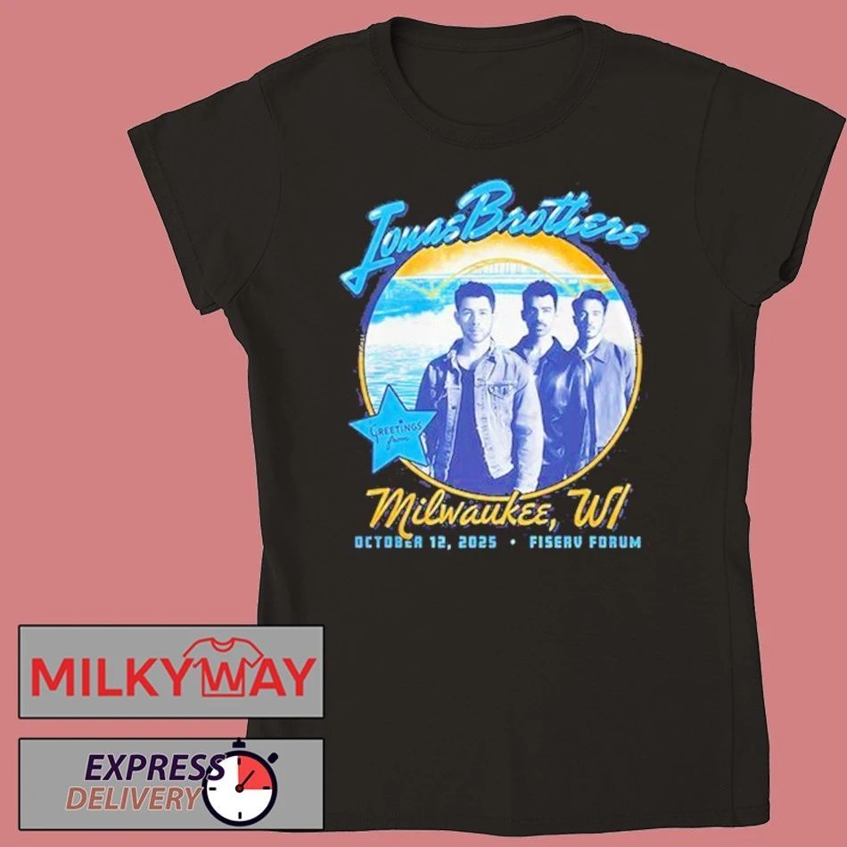 Jornas Brothers x Marshmello Greetings From Your Hometown x Milwaukee shirt