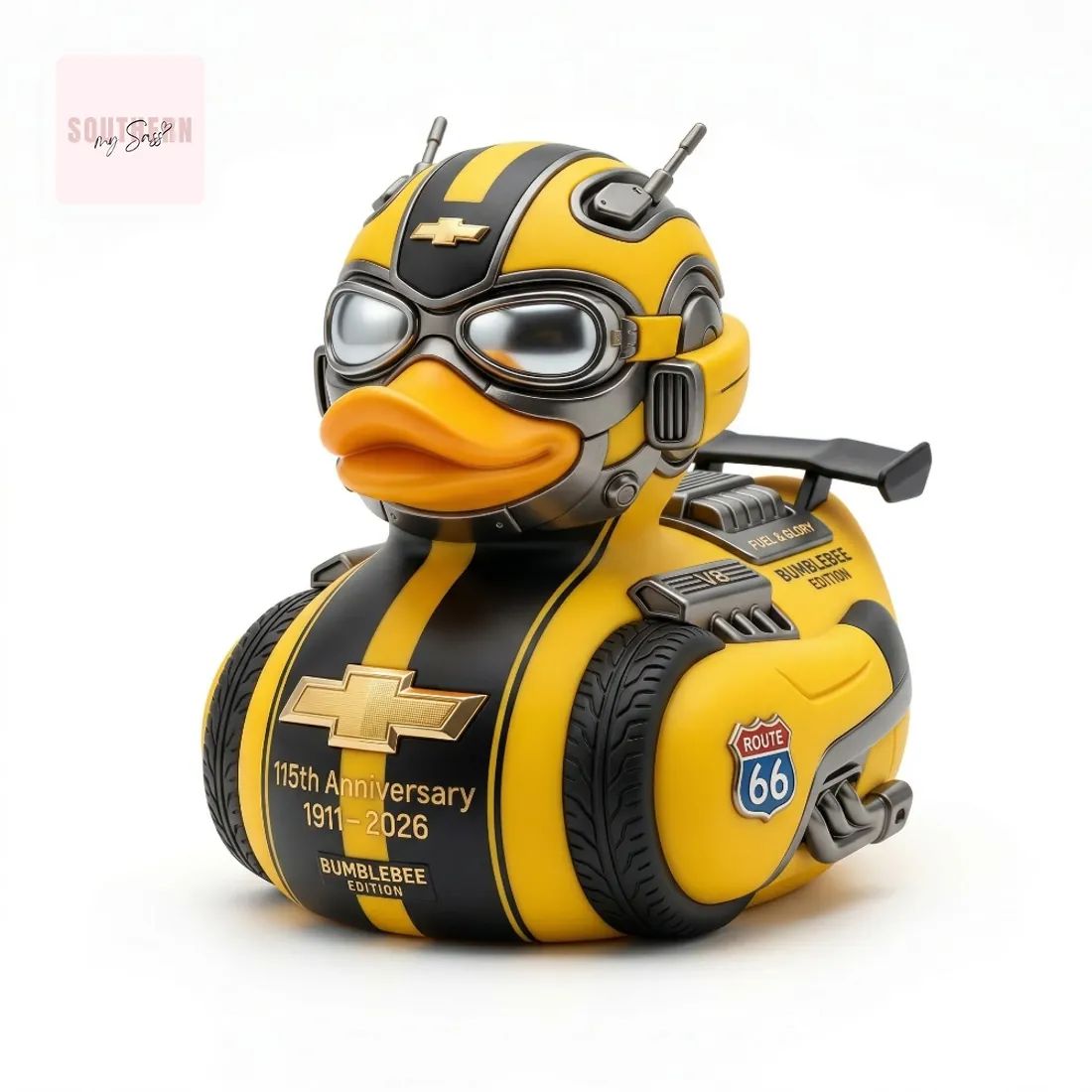 Chevrolet 115Th Anniversary Bumblebee Rubber Duck