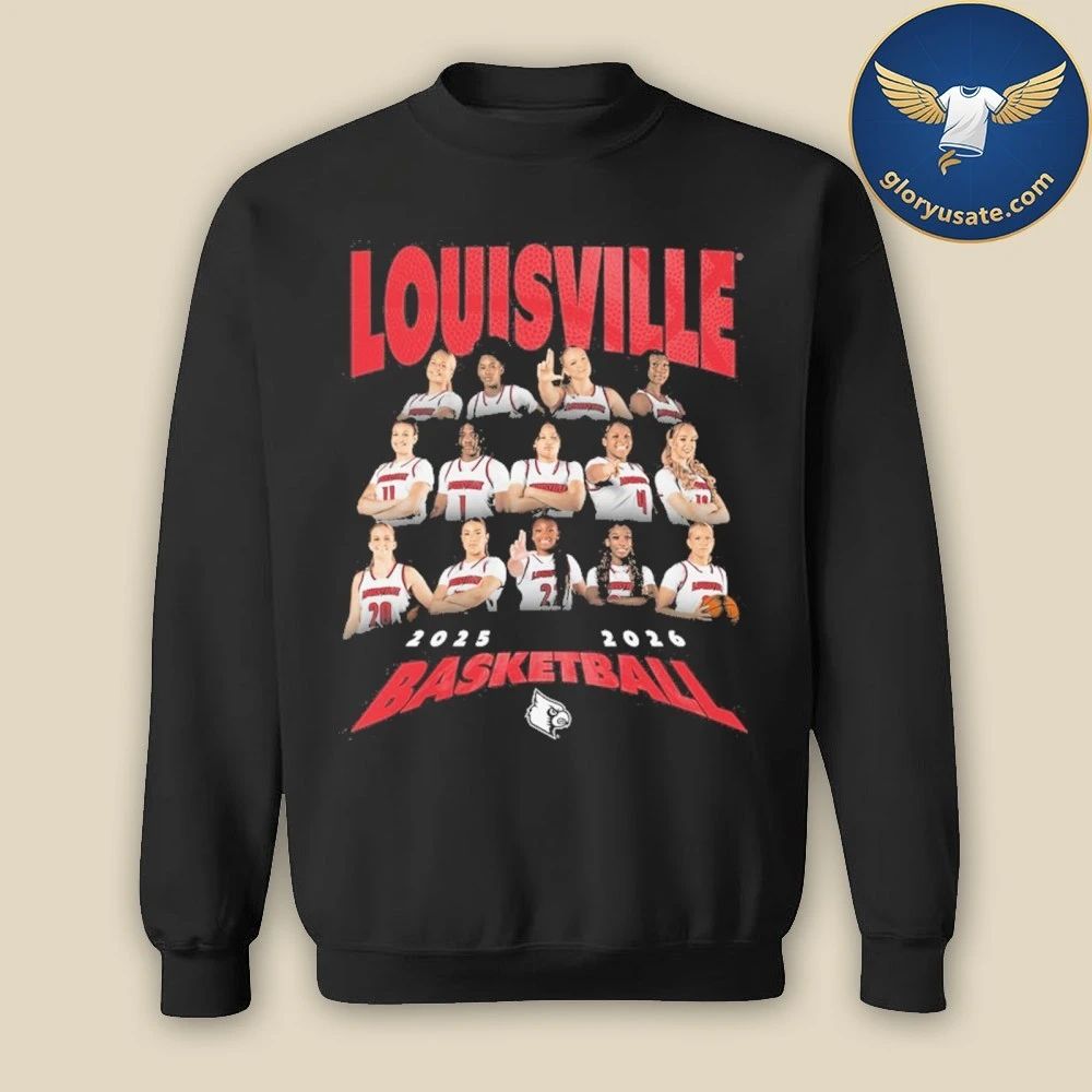 Louisville Women’s Basketball Black Team Shirt