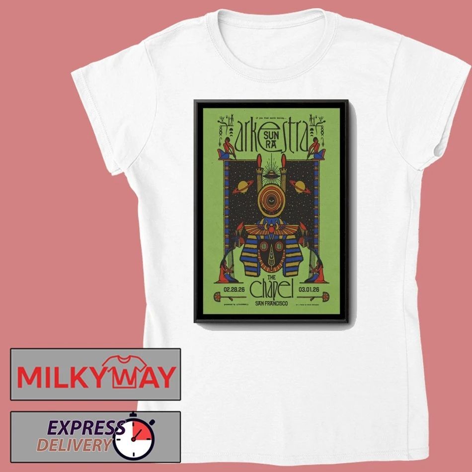 The Sun Ra Arkestra 2026 Tour Poster shirt