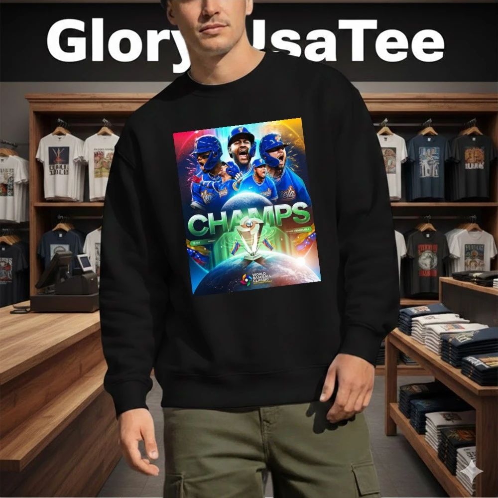 Congrats Venezuela Baseball Champions World Baseball Classic 2026 First Time In History Poster Shirt