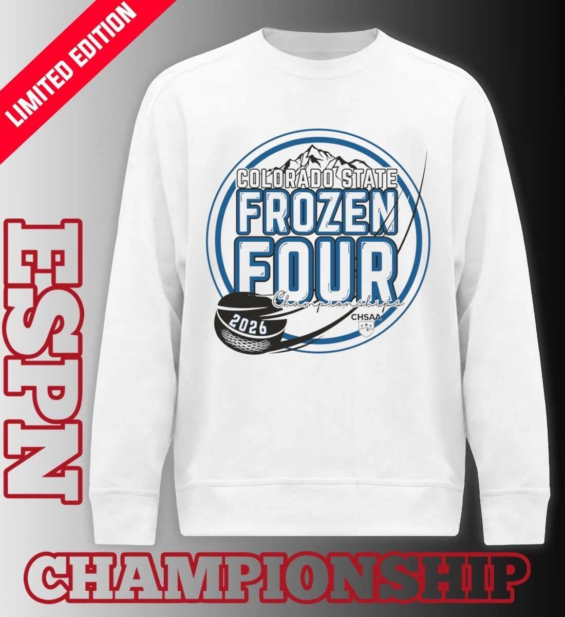 Colorado State Frozen Four 2026 OHSAA State Championship Ice Hockey Shirt