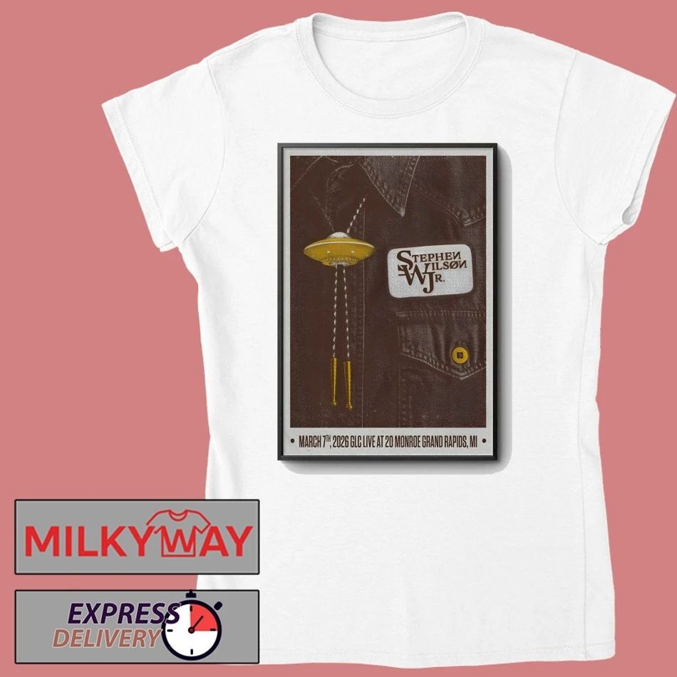 Stephen Wilson JR. In Grand Rapids MI On Mar 7 2026 Tour Poster shirt