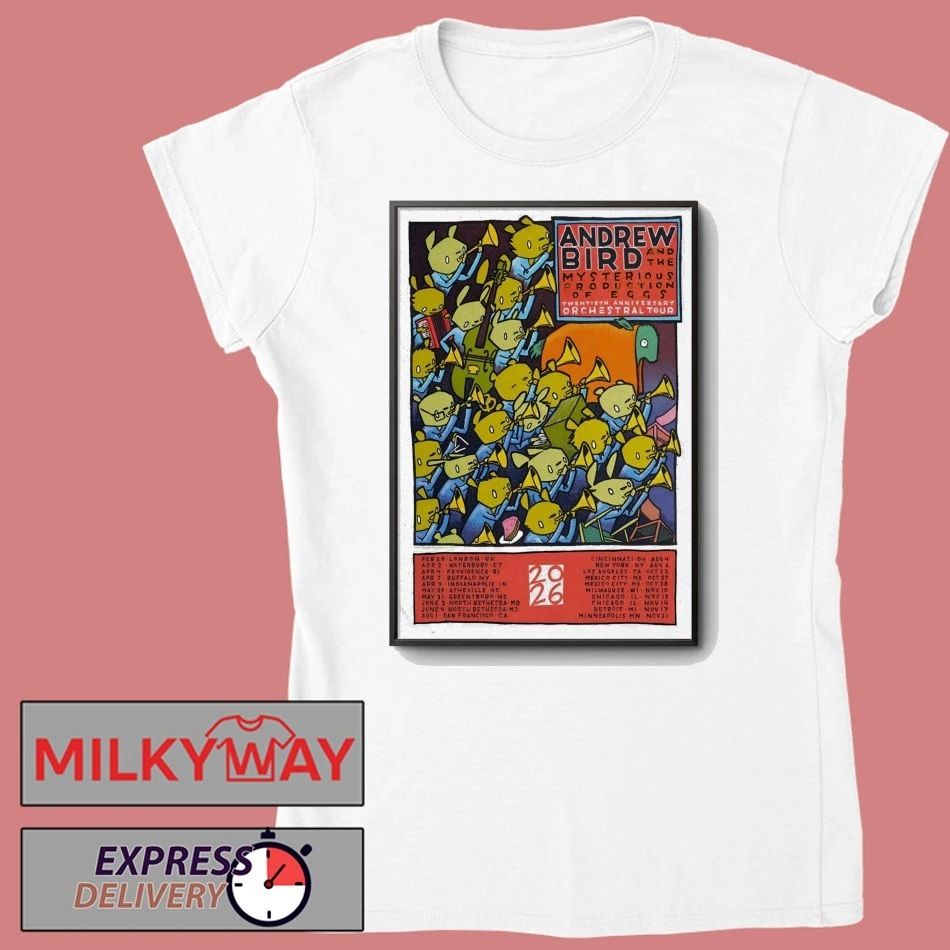 Andrew Bird 2026 Tour Poster shirt