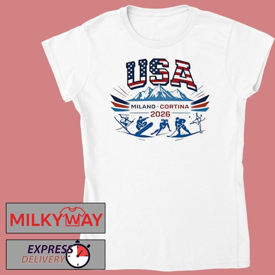Usa Milano Cortina 2026 Winter Olympics Shirt