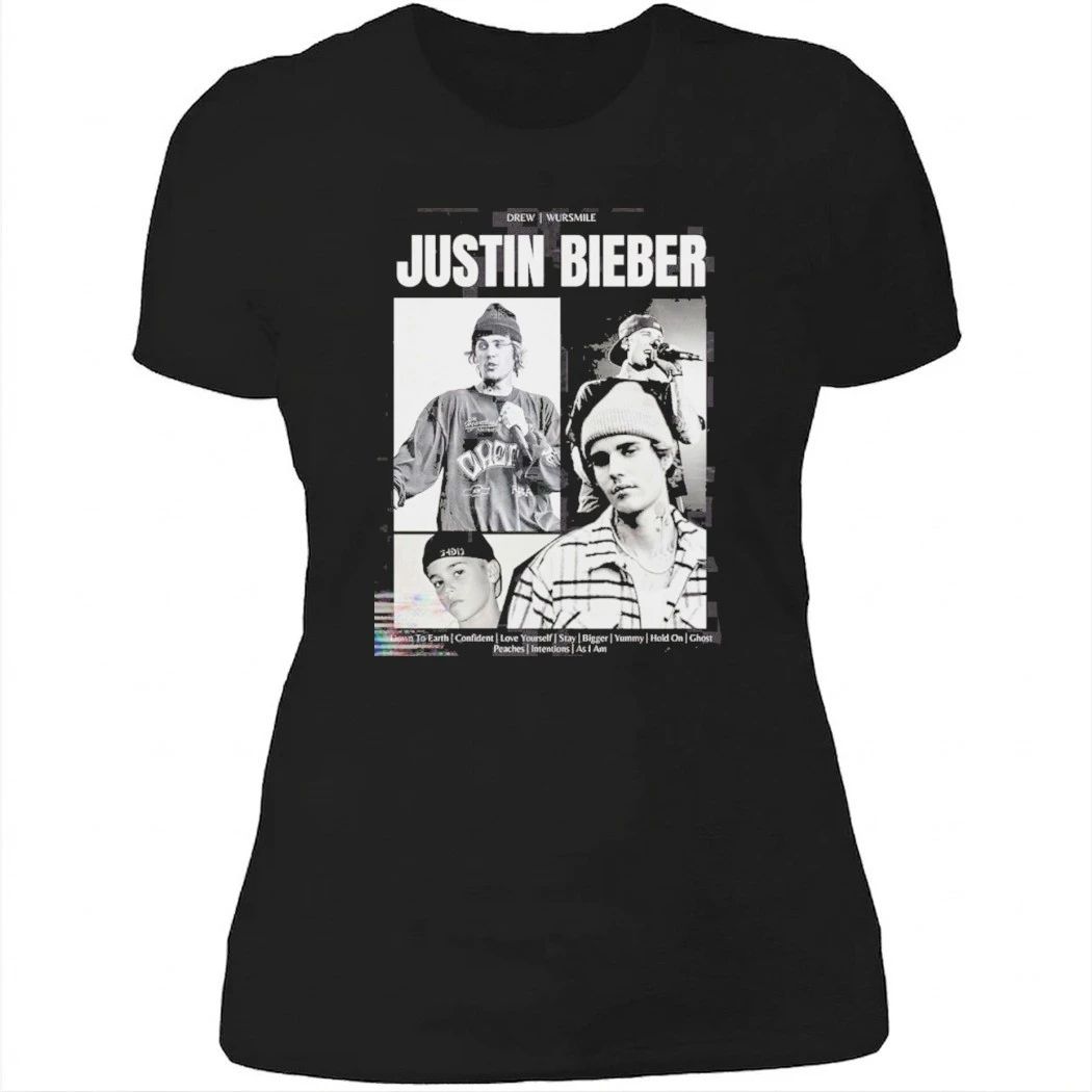 Justin Bieber Greatest Hits Collage Shirt