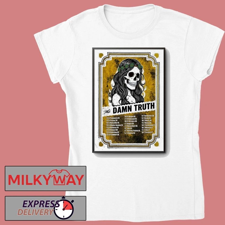 The Damn Truth Europe 2026 Tour Poster shirt