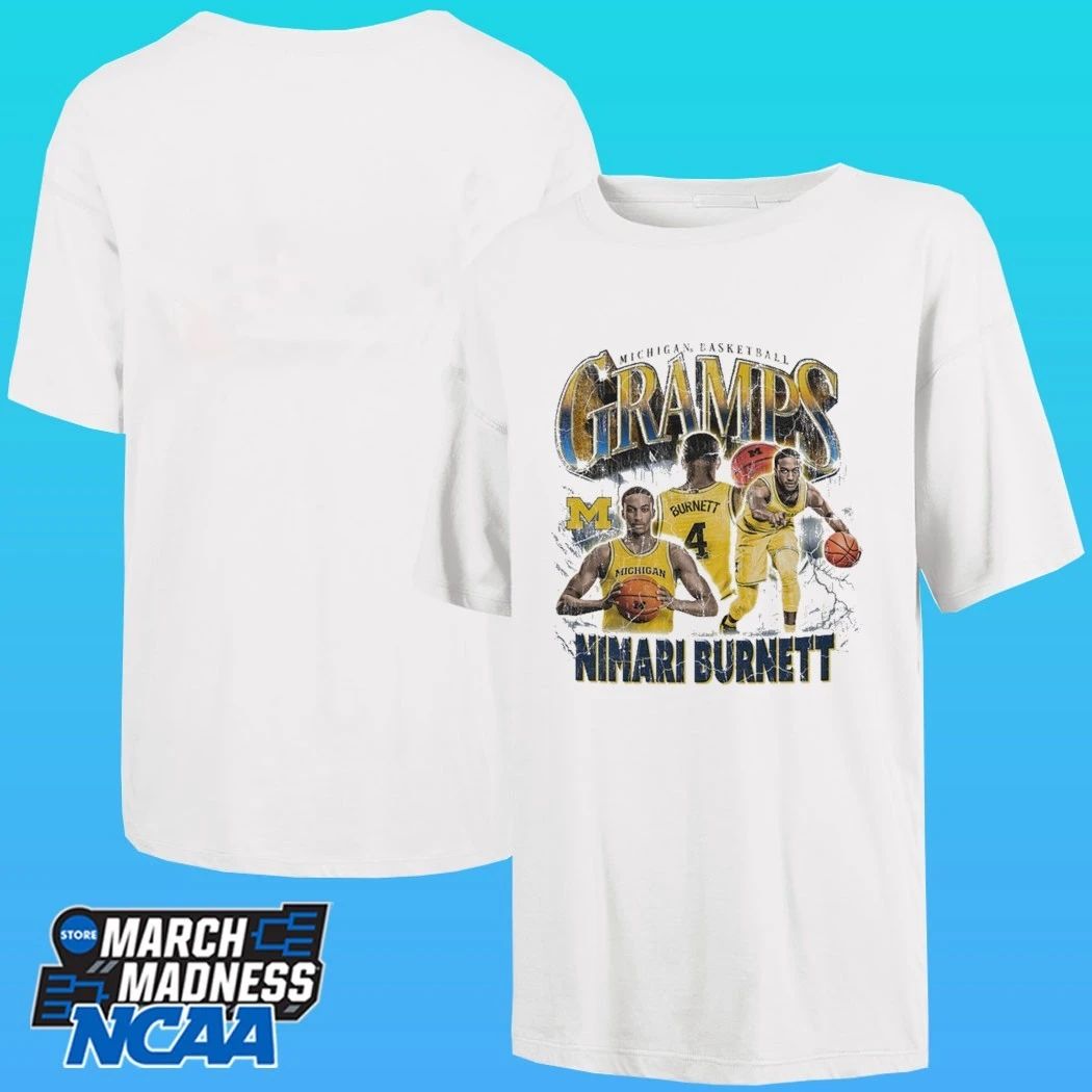 Michigan Basketball Gramps Nimari Burnett Shirt