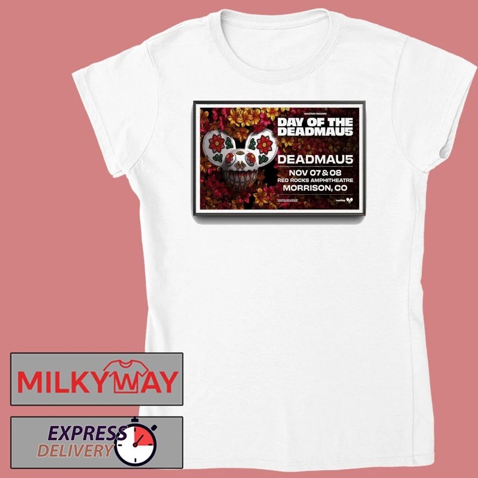 2025 Red Rocks Amphitheatre Day Of The Deadmau5 Poster shirt