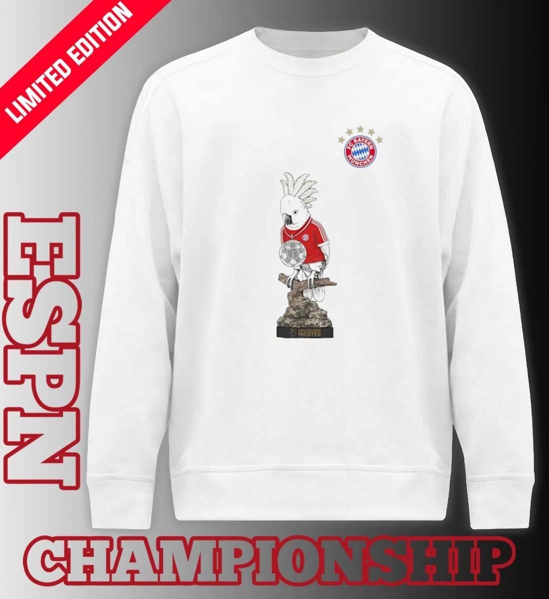 FC Bayern Munich 35th Deutscher Meister Cockatoo Shirt