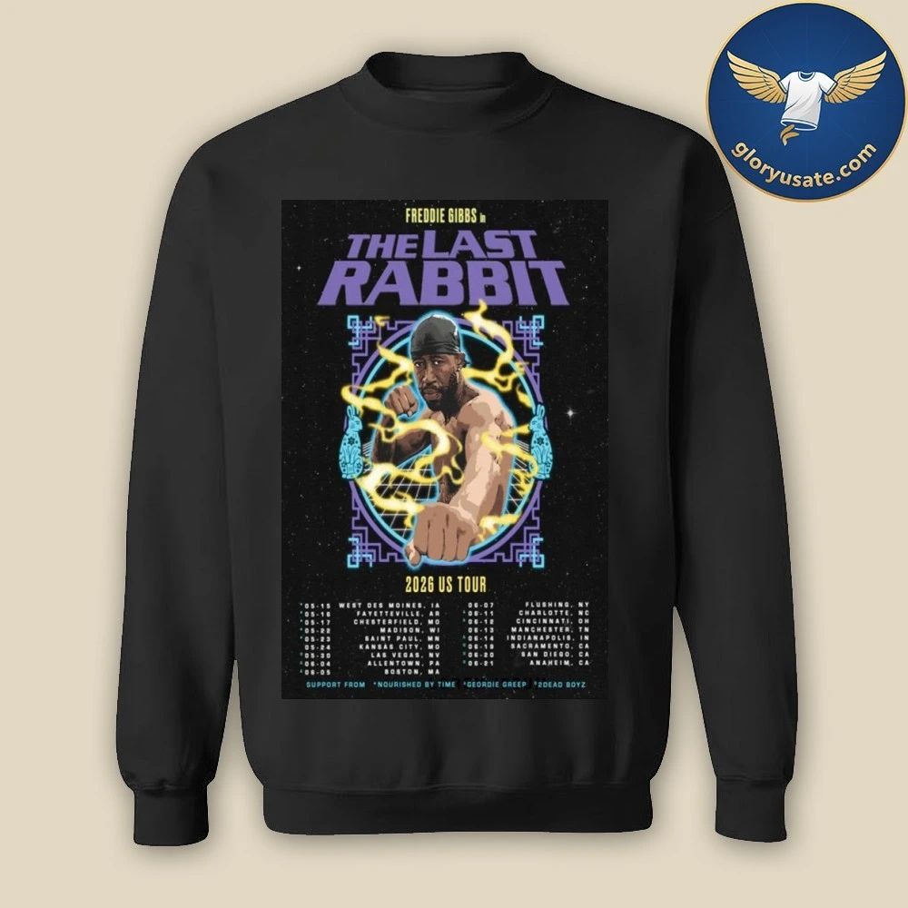 Freddie Gibbs The Last Rabbit Tour US 2026 Poster Shirt