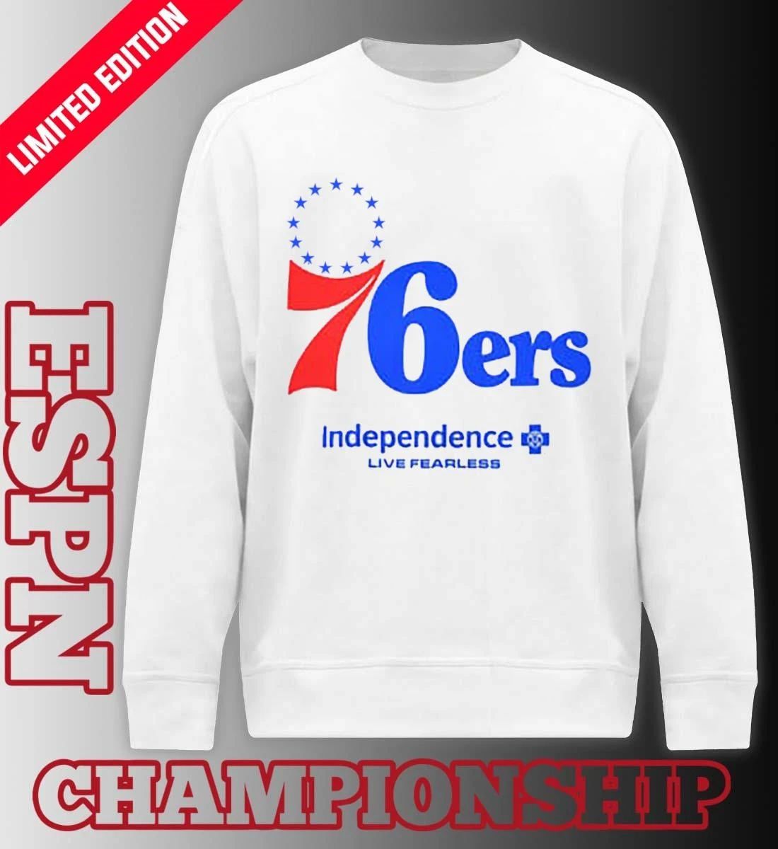 Philadelphia 76ers Independence Live Fearless Shirt